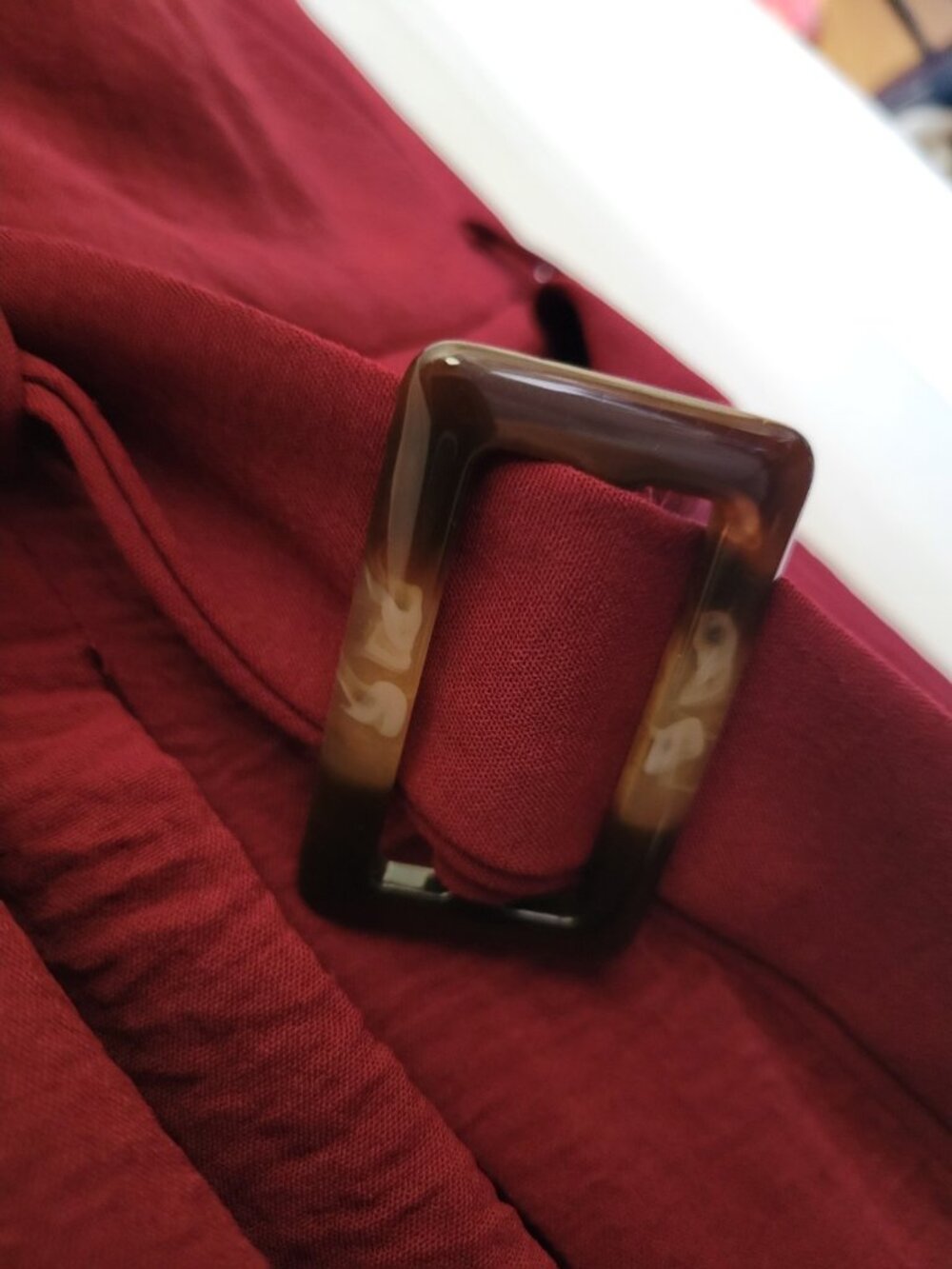 NEW Monteau Los Angeles Strapless Tube Jumpsuit Med. crepe bandeau burgundy chic - Picture 5 of 15